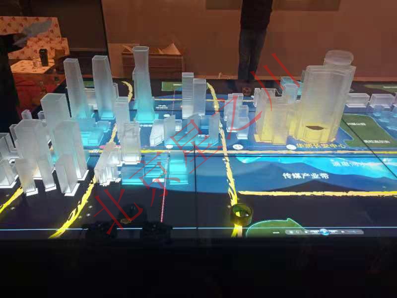 华润地产采用我司46寸3X3局部电容触摸方案(图1)