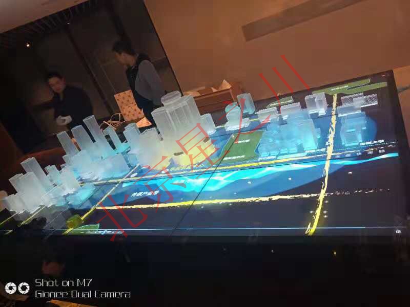 华润地产采用我司46寸3X3局部电容触摸方案(图2)