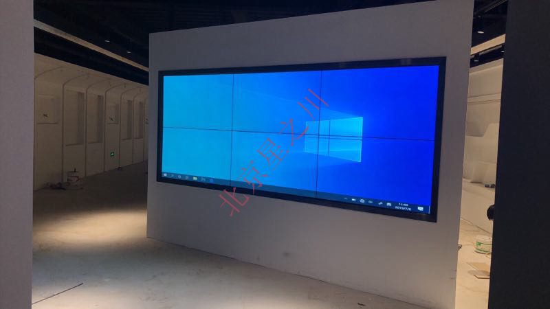 天津滨海区中海油采用我司55寸2*3液晶拼接触摸屏(图2)